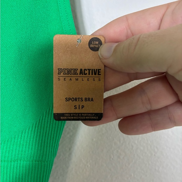 VS. Pink Athletic Seamless Set Leggings And Sports Bra S/M Kelly Green NEW!! - Picture 6 of 14